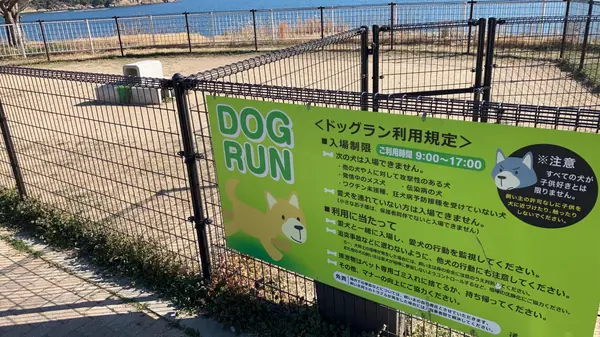 道の駅みつロータリー付近の🅿️奥にあります。
海を眺めながらワンちゃんと過ごせます🐶🩵