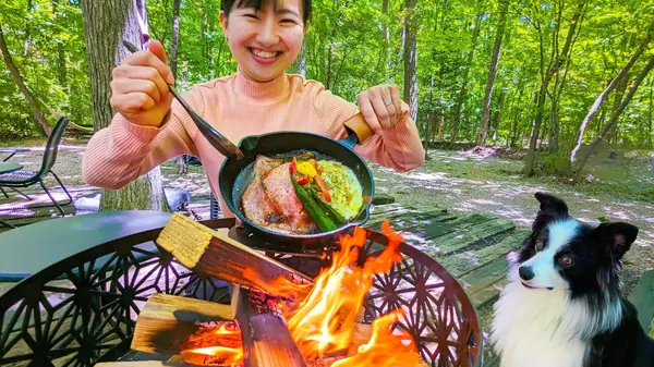 森のドッグラン（「グランピングカフェ＆BBQ "たき火"」併設）　